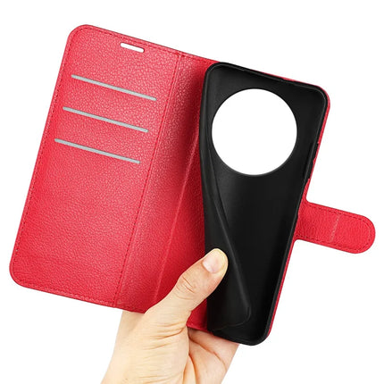 For Honor Magic7 Lite 5G / X9c 5G / X60 Pro 5G Case Litchi Texture Shockproof Leather Wallet Phone Cover