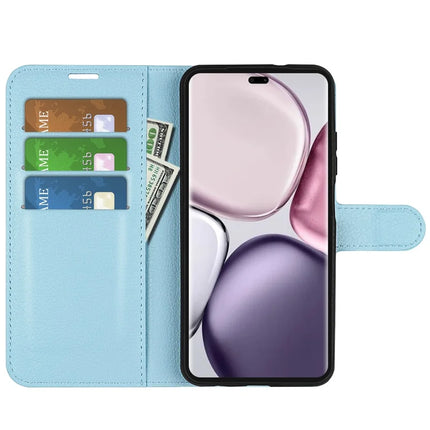 For Honor Magic7 Lite 5G / X9c 5G / X60 Pro 5G Case Litchi Texture Shockproof Leather Wallet Phone Cover
