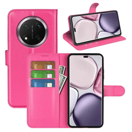 For Honor Magic7 Lite 5G / X9c 5G / X60 Pro 5G Case Litchi Texture Shockproof Leather Wallet Phone Cover
