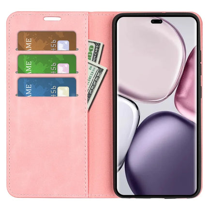 For Honor Magic7 Lite 5G / X9c 5G / X60 Pro 5G Case Skin-Touch Leather Wallet Phone Cover