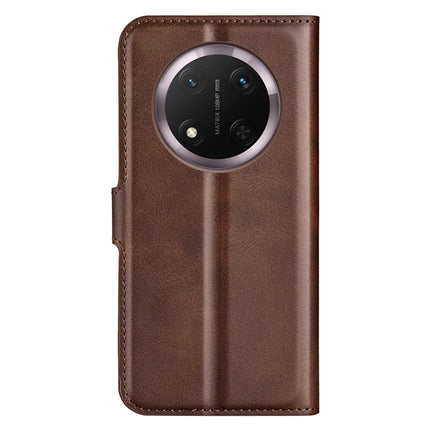 For Honor Magic7 Lite 5G / X9c 5G / X60 Pro 5G Stand Case Anti-Scratch Calf Texture Leather Phone Cover