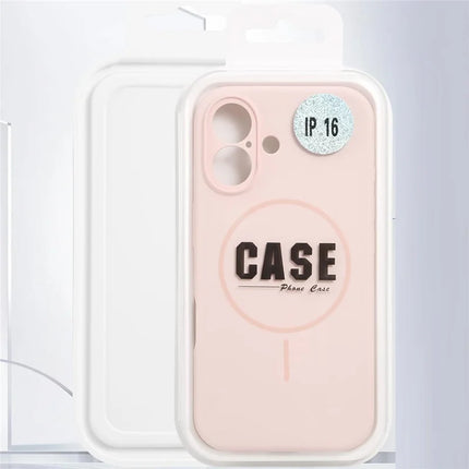 For iPhone 16 Case Compatible with MagSafe Silicone Shock Absorbing Phone Cover