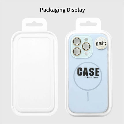 For iPhone 16 Pro Max Case Compatible with MagSafe Silicone Phone Cover with Camera Lens Full Protection