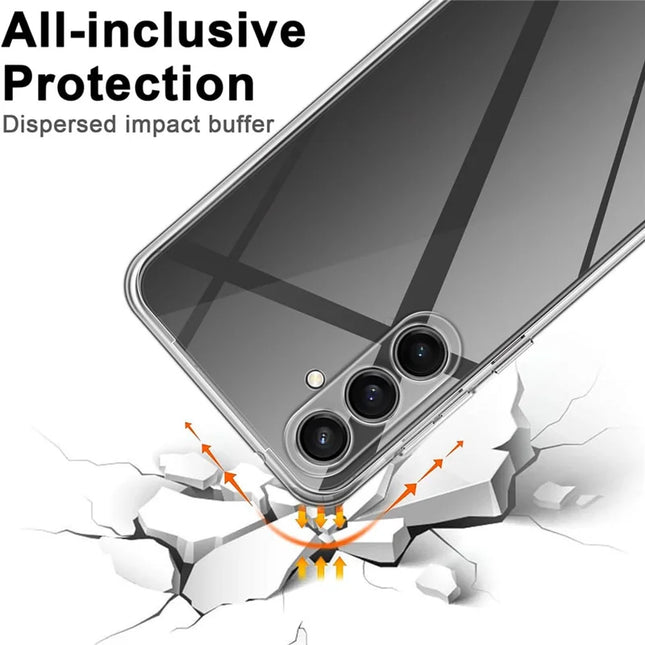 For Samsung Galaxy A26 5G Case Anti-Fingerprint Crystal Clear TPU Phone Cover