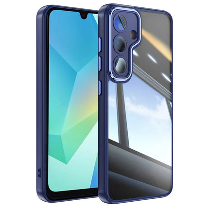 For Samsung Galaxy A16 5G  /  4G Case Drop-Proof TPU + Acrylic Protective Phone Cover - Dark Blue