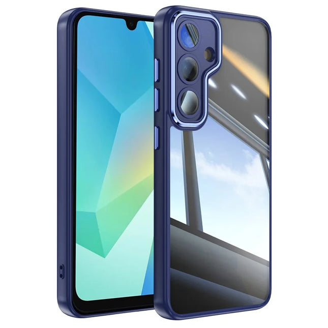 For Samsung Galaxy A16 5G  /  4G Case Drop-Proof TPU + Acrylic Protective Phone Cover - Dark Blue