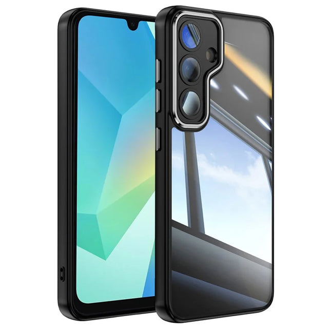For Samsung Galaxy A16 5G  /  4G Case Drop-Proof TPU + Acrylic Protective Phone Cover - Black