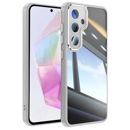 For Samsung Galaxy A36 5G Case Drop-Proof TPU + Acrylic Protective Phone Cover - Grey
