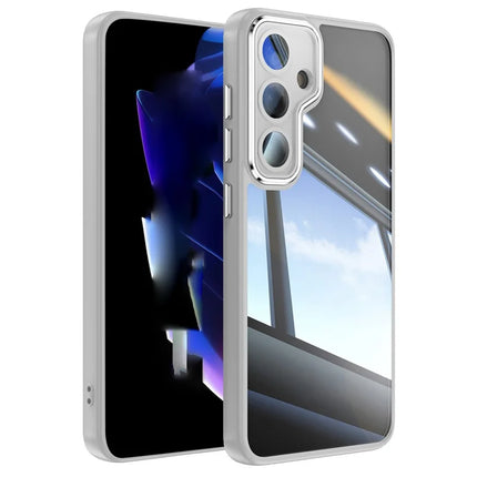 For Samsung Galaxy A56 5G Case Drop-Proof TPU + Acrylic Protective Phone Cover - Grey