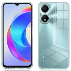 For Honor X5 Plus Clear Phone Case TPU+Acrylic Shockproof Phone Back Cover