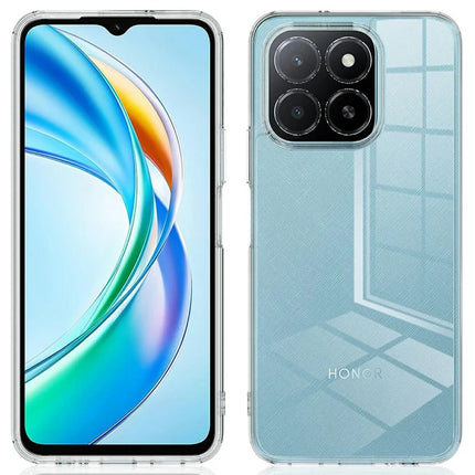 For Honor X5b  /  X5b Plus Clear Phone Case TPU+Acrylic Shockproof Phone Back Cover