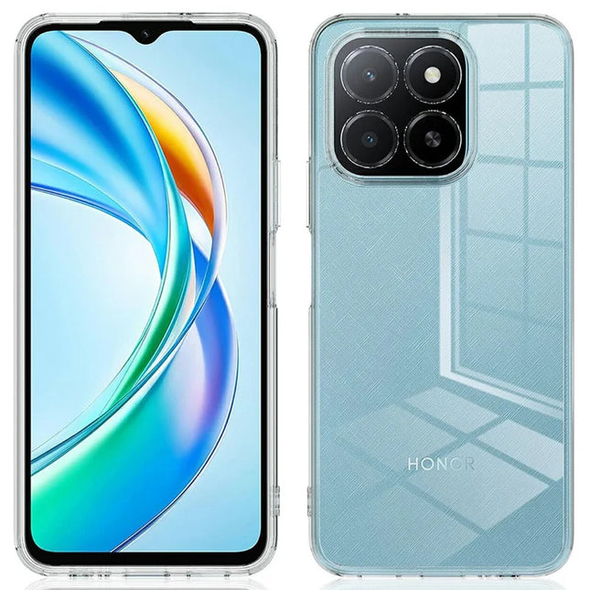 For Honor X5b  /  X5b Plus Clear Phone Case TPU+Acrylic Shockproof Phone Back Cover