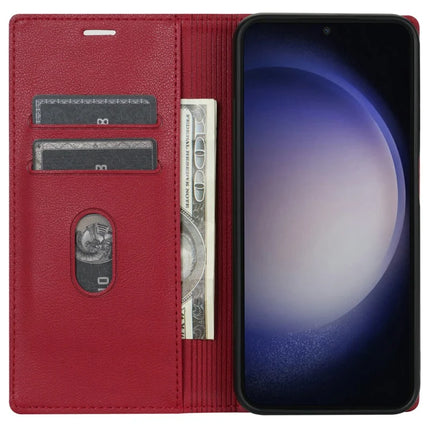 For Samsung Galaxy A26 5G Wallet Case Magnetic Closure PU Leather Phone Cover