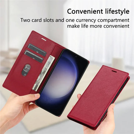 For Samsung Galaxy A26 5G Wallet Case Magnetic Closure PU Leather Phone Cover
