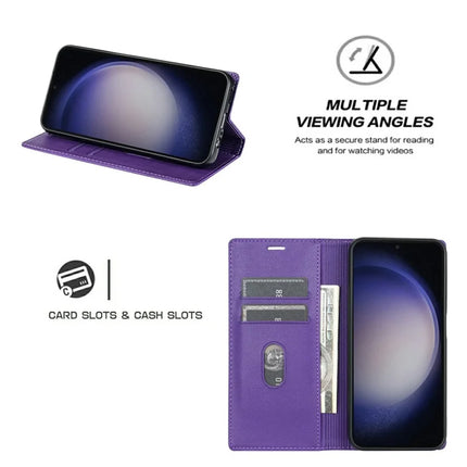 For Samsung Galaxy A26 5G Wallet Case Magnetic Closure PU Leather Phone Cover