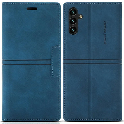 For Samsung Galaxy A36 5G Wallet Case Magnetic Closing Leather Phone Cover - Blue