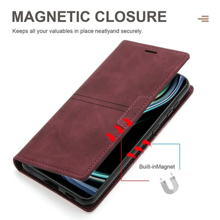For Samsung Galaxy A36 5G Wallet Case Magnetic Closing Leather Phone Cover