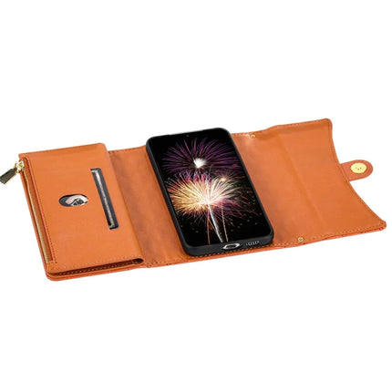 BKS-002 For Samsung Galaxy A16 5G  /  4G Wallet Case PU Leather Stand Phone Cover with Shoulder Strap