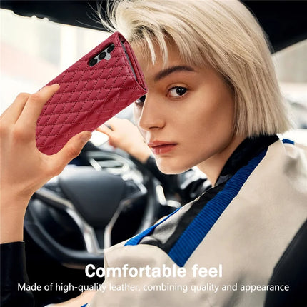 BKS-002 For Samsung Galaxy A16 5G  /  4G Wallet Case PU Leather Stand Phone Cover with Shoulder Strap