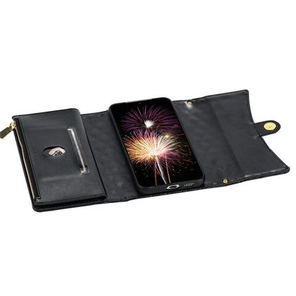 BKS-002 For Samsung Galaxy A16 5G  /  4G Wallet Case PU Leather Stand Phone Cover with Shoulder Strap