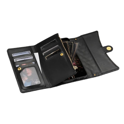 BKS-002 For Samsung Galaxy A16 5G  /  4G Wallet Case PU Leather Stand Phone Cover with Shoulder Strap