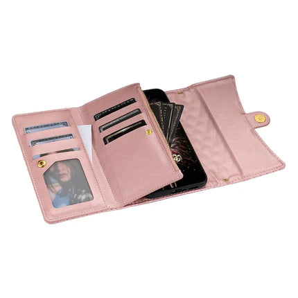BKS-002 For Samsung Galaxy A16 5G  /  4G Wallet Case PU Leather Stand Phone Cover with Shoulder Strap