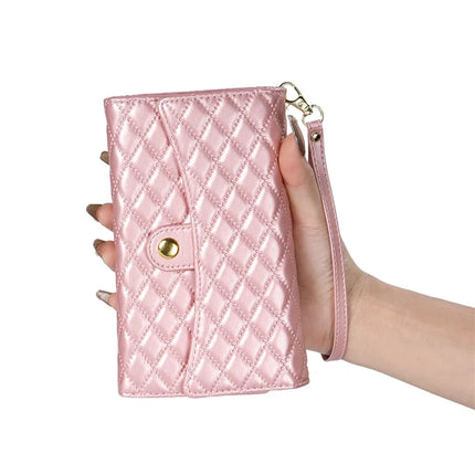 BKS-002 For Samsung Galaxy A16 5G  /  4G Wallet Case PU Leather Stand Phone Cover with Shoulder Strap