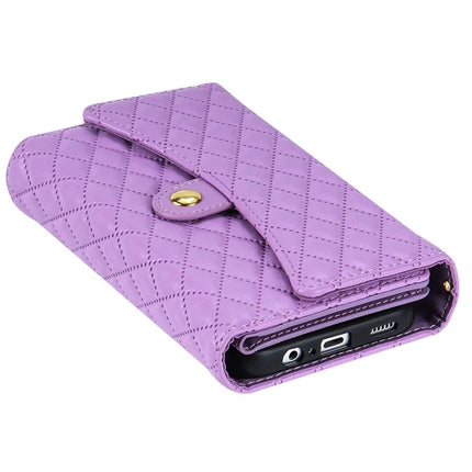 BKS-002 For Samsung Galaxy A16 5G  /  4G Wallet Case PU Leather Stand Phone Cover with Shoulder Strap