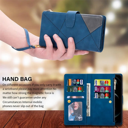For Samsung Galaxy A36 5G Wallet Case Color Splicing Leather Phone Cover with Stand