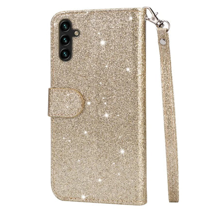 For Samsung Galaxy A36 5G Stand Case Glitter Phone Leather Cover Zipper Pocket