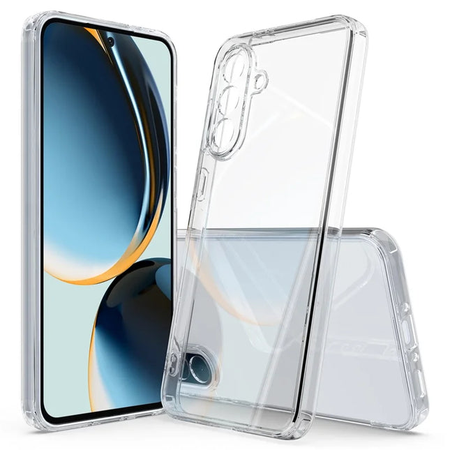 For Samsung Galaxy A26 5G Clear Phone Case TPU+Acrylic Shockproof Phone Back Cover