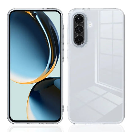 For Samsung Galaxy A26 5G Clear Phone Case TPU+Acrylic Shockproof Phone Back Cover