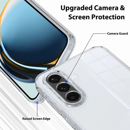 For Samsung Galaxy A26 5G Clear Phone Case TPU+Acrylic Shockproof Phone Back Cover