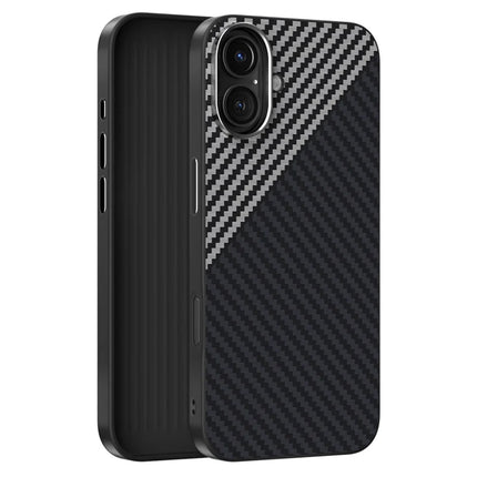 ABEEL For iPhone 16 Plus Case Compatible with MagSafe Carbon Fiber Texture Back Cover