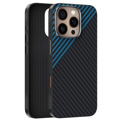 ABEEL For iPhone 16 Pro Case Compatible with MagSafe Carbon Fiber Texture Back Cover