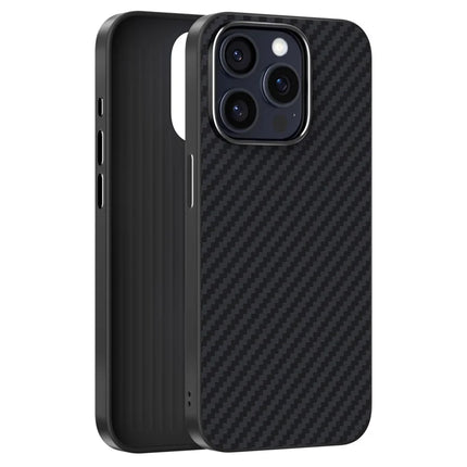 ABEEL For iPhone 15 Pro Max Case Compatible with MagSafe Carbon Fiber Texture Back Cover