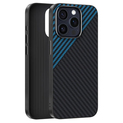 ABEEL For iPhone 15 Pro Max Case Compatible with MagSafe Carbon Fiber Texture Back Cover