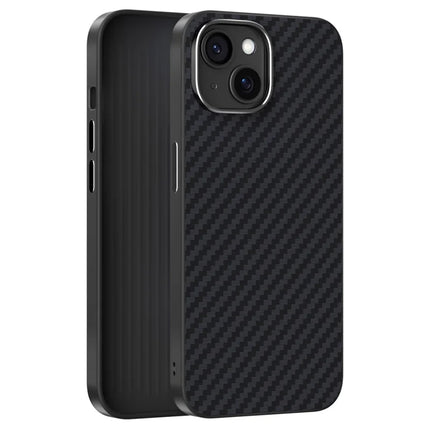 ABEEL For iPhone 14 Case Compatible with MagSafe Carbon Fiber Texture Back Cover