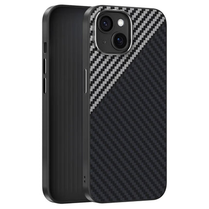 ABEEL For iPhone 14 Case Compatible with MagSafe Carbon Fiber Texture Back Cover