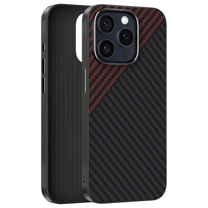 ABEEL For iPhone 14 Pro Case Compatible with MagSafe Carbon Fiber Texture Back Cover