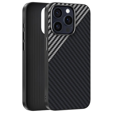 ABEEL For iPhone 14 Pro Case Compatible with MagSafe Carbon Fiber Texture Back Cover