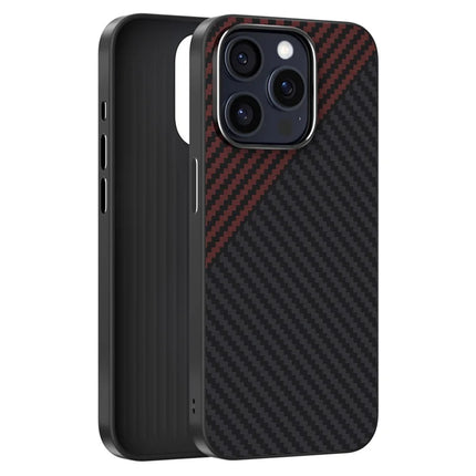 ABEEL For iPhone 14 Pro Max Case Compatible with MagSafe Carbon Fiber Texture Back Cover