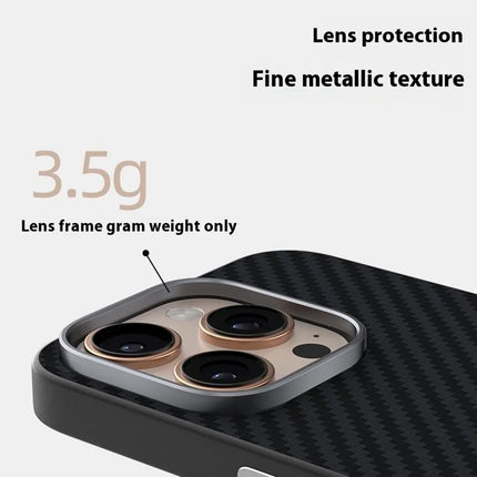 ABEEL For iPhone 14 Pro Max Case Compatible with MagSafe Carbon Fiber Texture Back Cover
