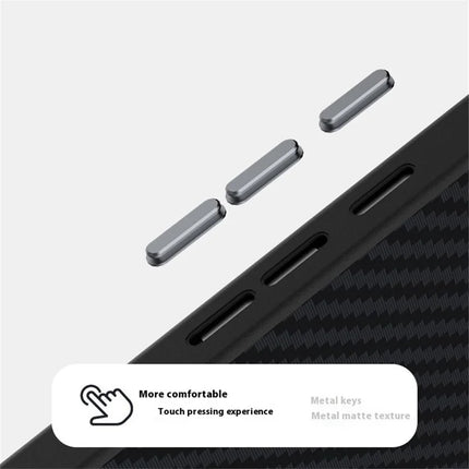 ABEEL For Google Pixel 9 / Pixel 9 Pro Case Compatible with MagSafe Carbon Fiber Texture Back Cover