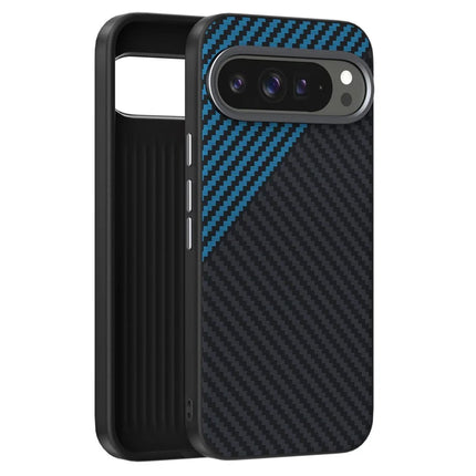 ABEEL For Google Pixel 9 Pro XL Case Compatible with MagSafe Carbon Fiber Texture Back Cover