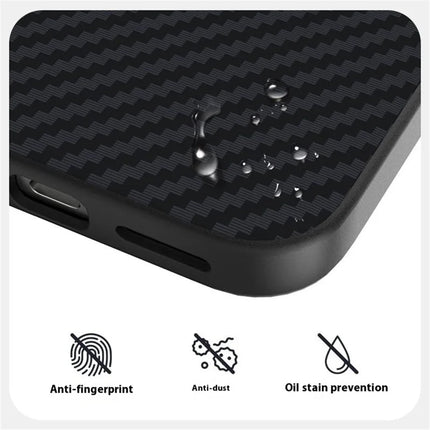 ABEEL For Google Pixel 9 Pro XL Case Compatible with MagSafe Carbon Fiber Texture Back Cover