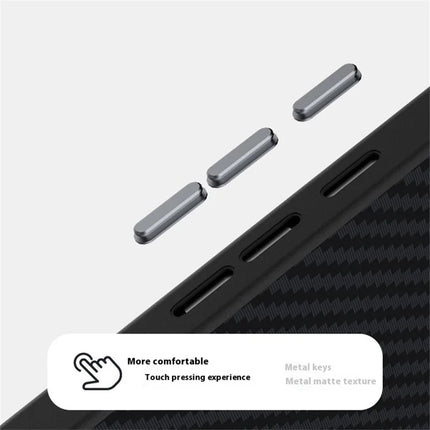ABEEL For Google Pixel 9a Case Compatible with MagSafe Carbon Fiber Texture Back Cover