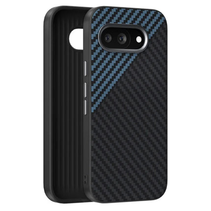 ABEEL For Google Pixel 9a Case Compatible with MagSafe Carbon Fiber Texture Back Cover