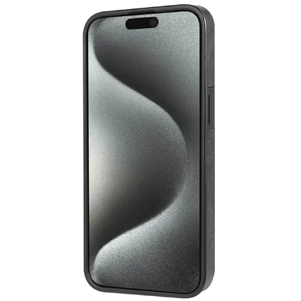CSJ-P3 For iPhone 16 Pro Max Case Compatible with MagSafe PC+TPU+Leather Back Cover