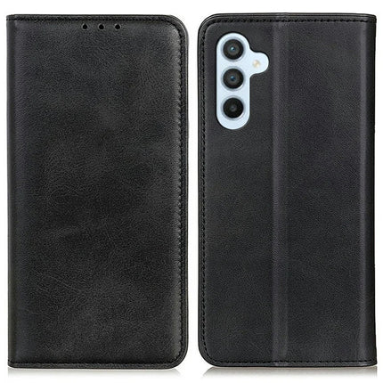 For Samsung Galaxy A26 5G Case Split Leather Flip Wallet Phone Cover - Black